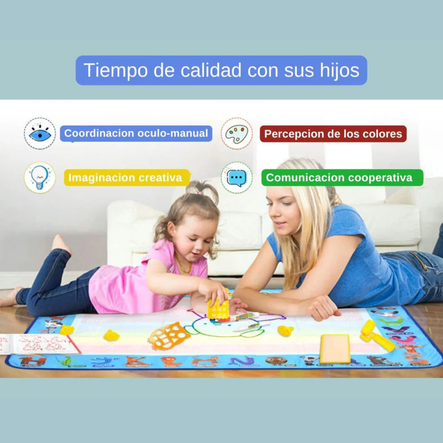 MagicCanvas – Alfombra de Dibujo Reutilizable con Agua