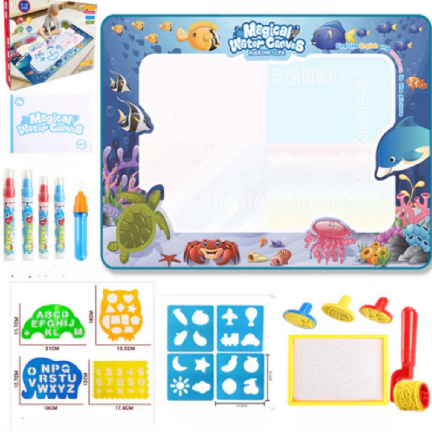 MagicCanvas – Alfombra de Dibujo Reutilizable con Agua