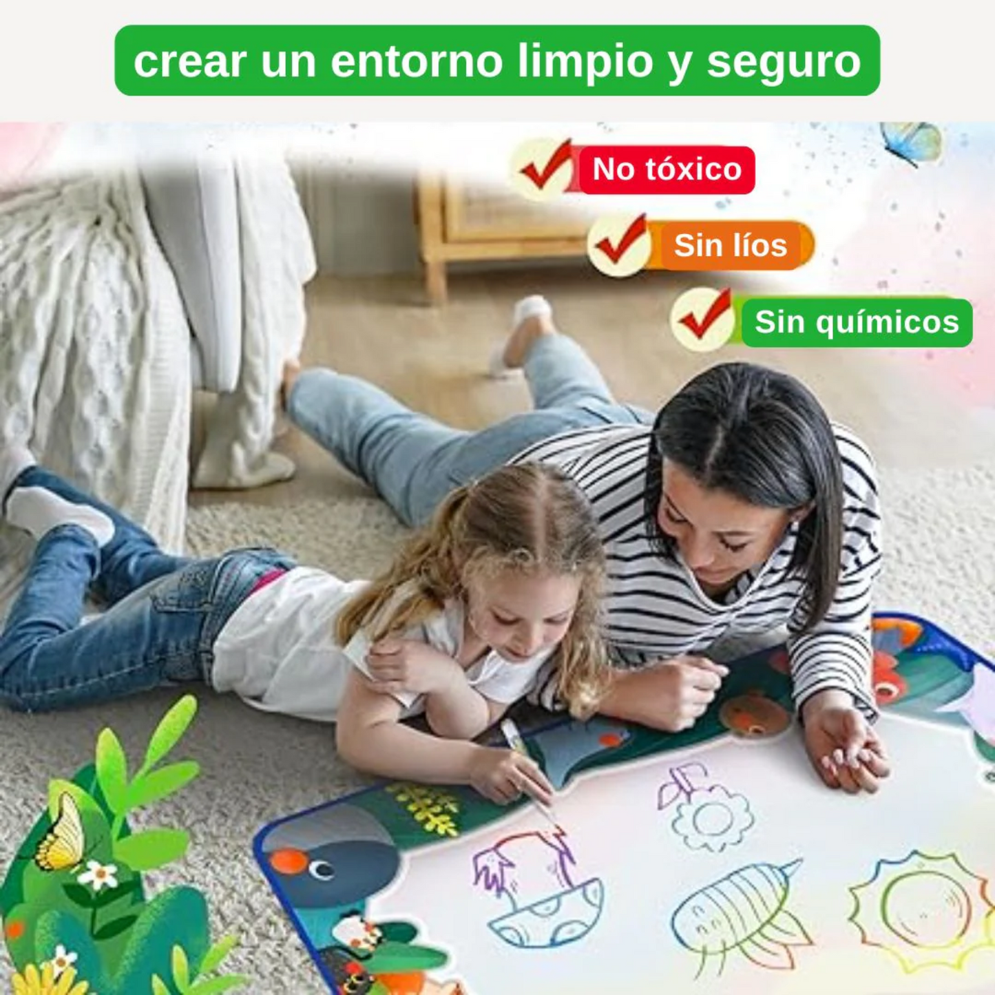 MagicCanvas – Alfombra de Dibujo Reutilizable con Agua