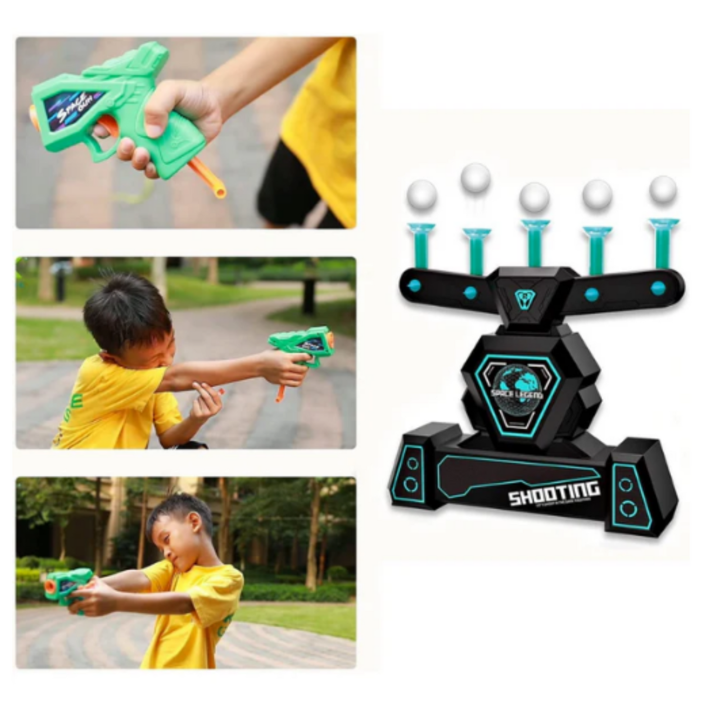 DarkShot – Juego de Tiro con Pelotas Flotantes LED