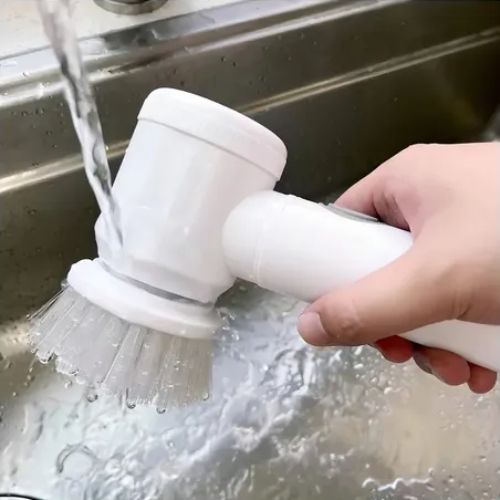 PowerScrub – Cepillo Eléctrico 5 en 1 para Cocina y Baño