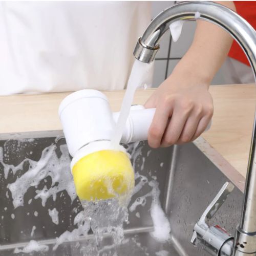 PowerScrub – Cepillo Eléctrico 5 en 1 para Cocina y Baño