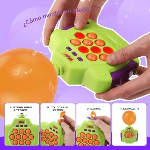 GlowPop 4.0 – Pop It Recargable con Luces LED y Sonido