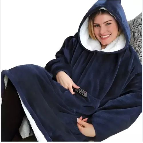 CozyHood - Poleron sherpa Con Capucha Manta Polar