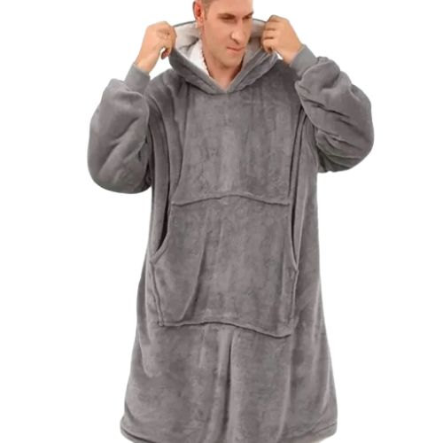 CozyHood - Poleron sherpa Con Capucha Manta Polar