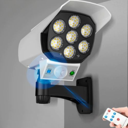 SafeView – Cámara de Vigilancia con Sensor de Movimiento y Luz de Emergencia