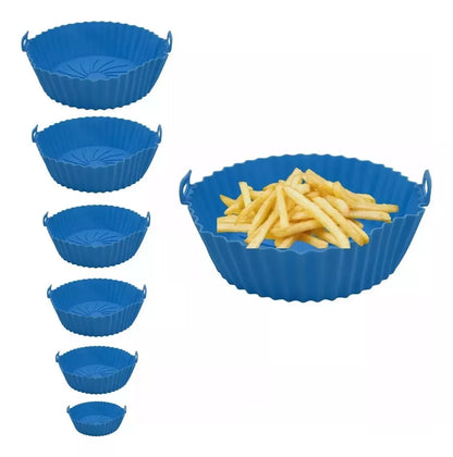 Pack 6 Moldes de Silicona Antiadherentes para Air Fryer