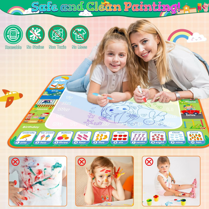 MagicDraw – Alfombra Mágica Reutilizable para Dibujar con Agua
