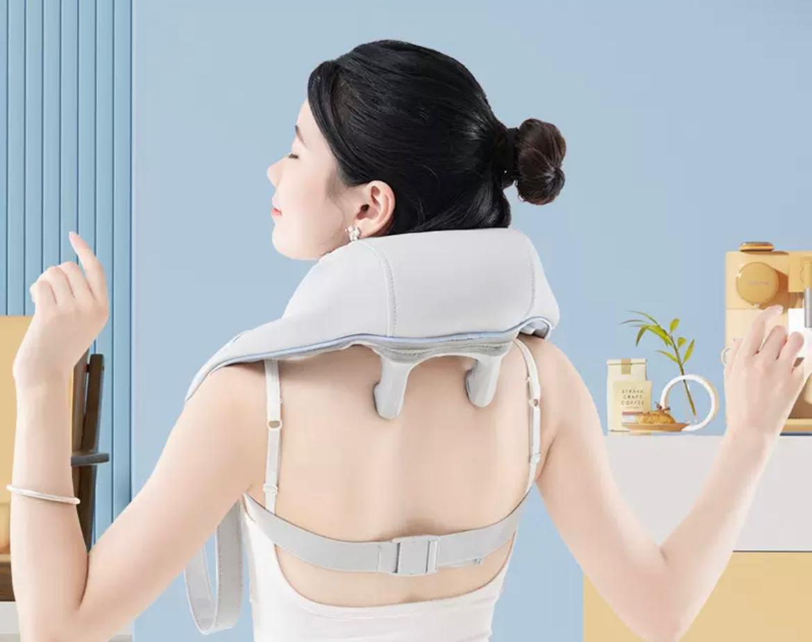 Masajeador Inalámbrico para Cuello y Hombros SF-L9 – 6 Cabezales.