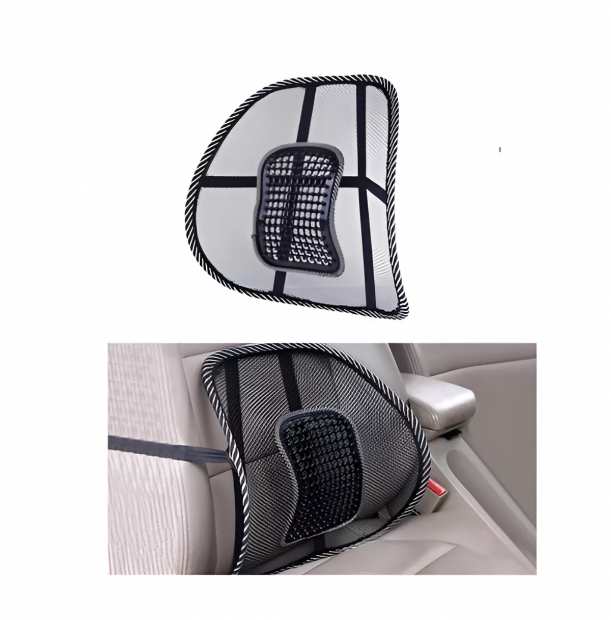 Cojin Lumbar Ergonomico Transpirable Alivio y Soporte Diario