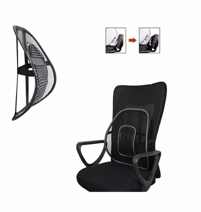 Cojin Lumbar Ergonomico Transpirable Alivio y Soporte Diario