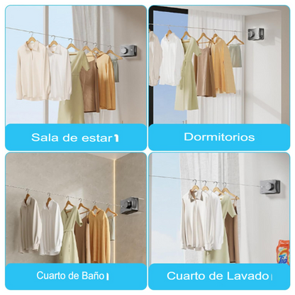 Perchero Plegable de Pared Multiuso