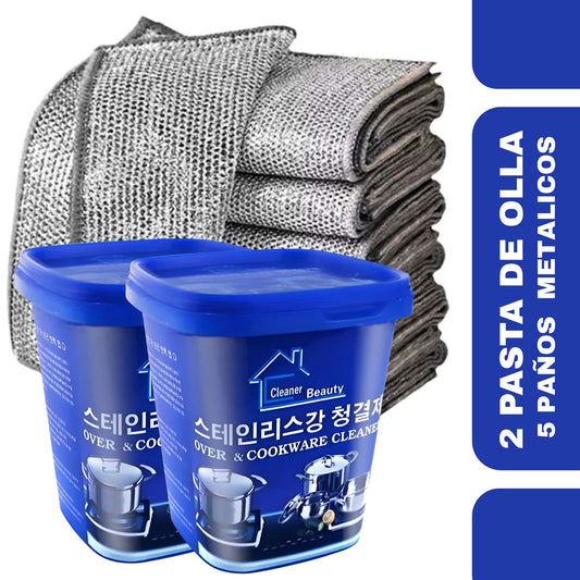 Kit Limpieza Extrema 7 Piezas Deja Todo Como Nuevo