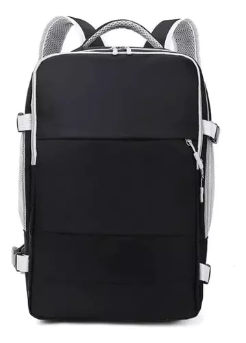 Mochila de Viaje 35L Puerto USB Viaje Seguro Equipaje Mano