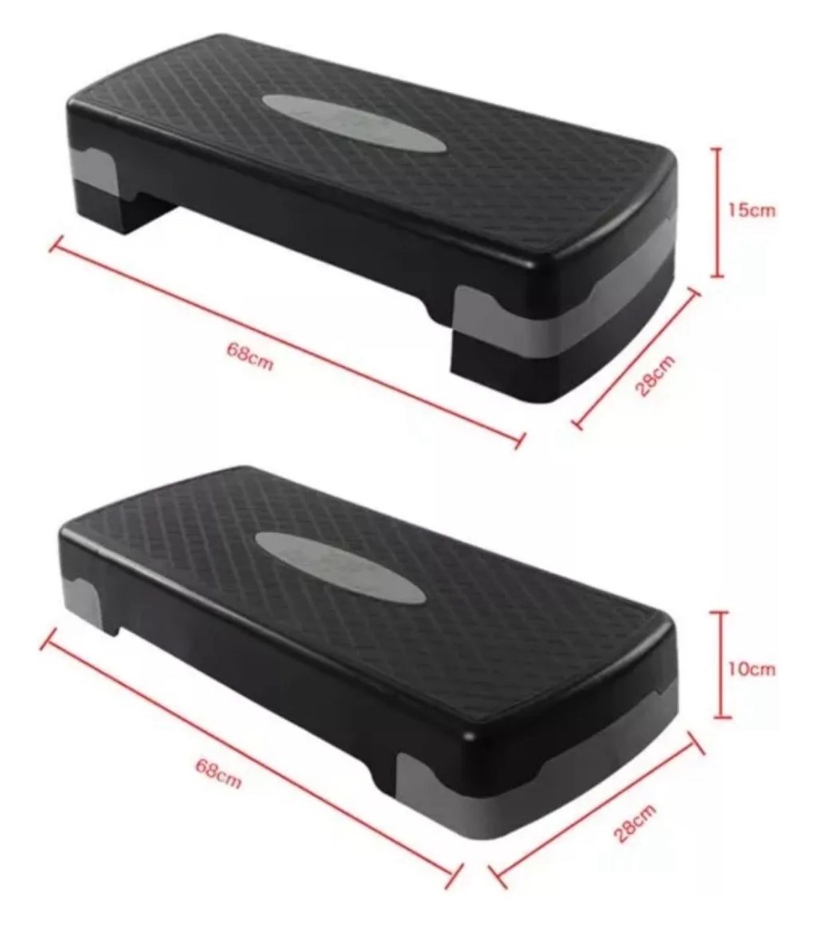 Step Aeróbico Ajustable Plataforma Fitness para Entrenar en Casa