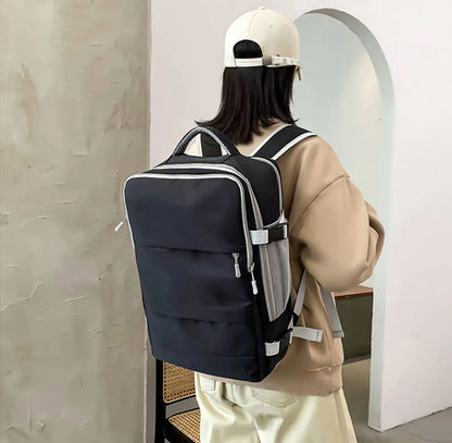 Mochila de Viaje 35L Puerto USB Viaje Seguro Equipaje Mano