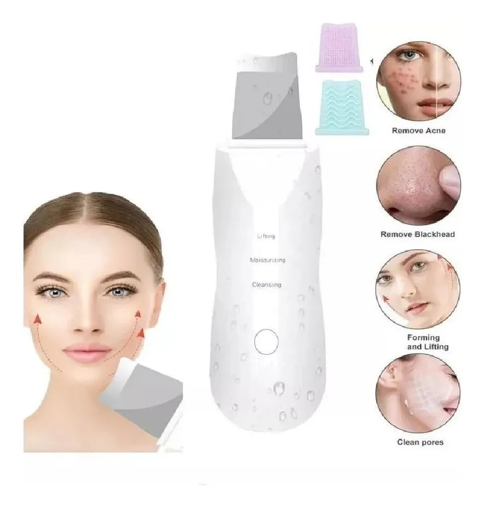 Paleta Ultrasónica Facial Limpieza Profunda y Skincare en Casa