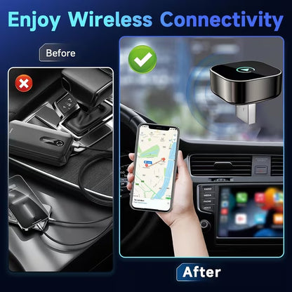 Adaptador CarPlay Inalámbrico Premium | Olvídate de los Cables