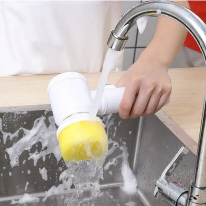 PowerScrub – Cepillo Eléctrico 5 en 1 para Cocina y Baño