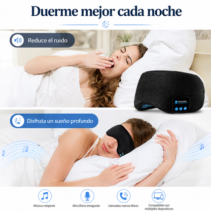 Antifaz Relax Sleep Bluetooth con Audífonos Integrados