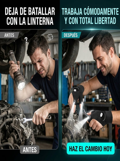 Guantes LED NightGrip™ – Ilumina sin Soltar Nada