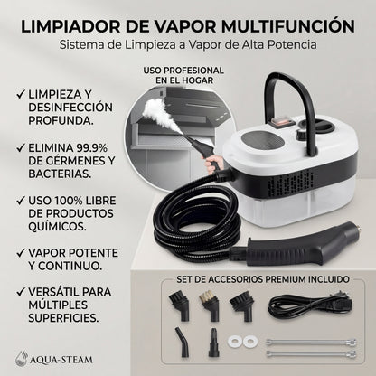 Máquina Limpiadora a Vapor 2500W