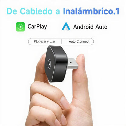 CarPlay Adaptador  Inalambrico Premium Conexion Rapida Sin Cables