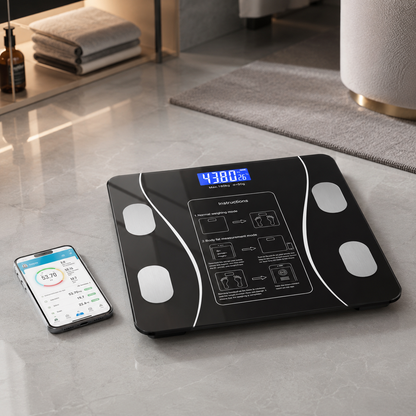 Pesa Digital Inteligente con Análisis Corporal y App