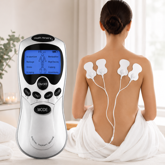 Electroestimulador TENS Digital con 4 Electrodos