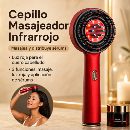 Cepillo Infrarrojo para Crecimiento Capilar