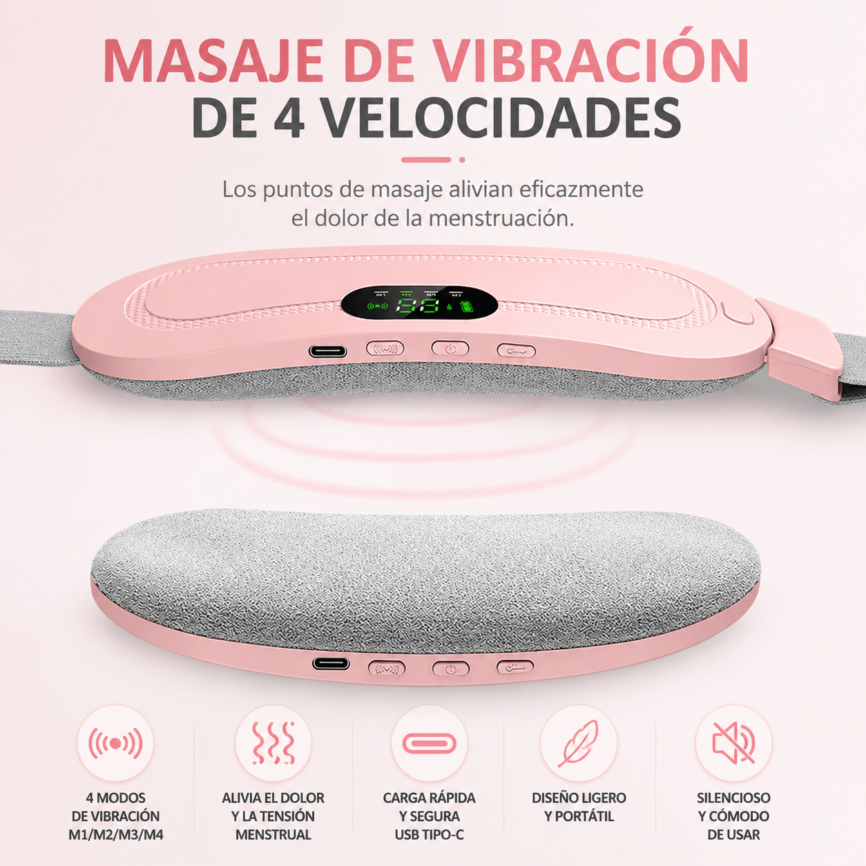 Cinturón Térmico Inalámbrico 2 en 1