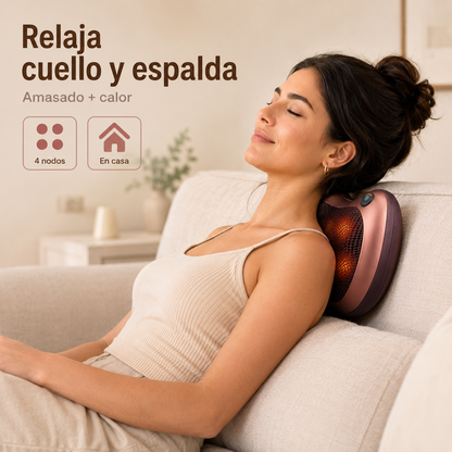 Almohada Masajeadora Shiatsu con Calor