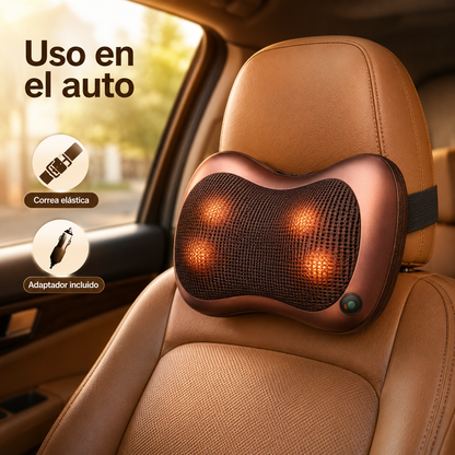Almohada Masajeadora Shiatsu con Calor