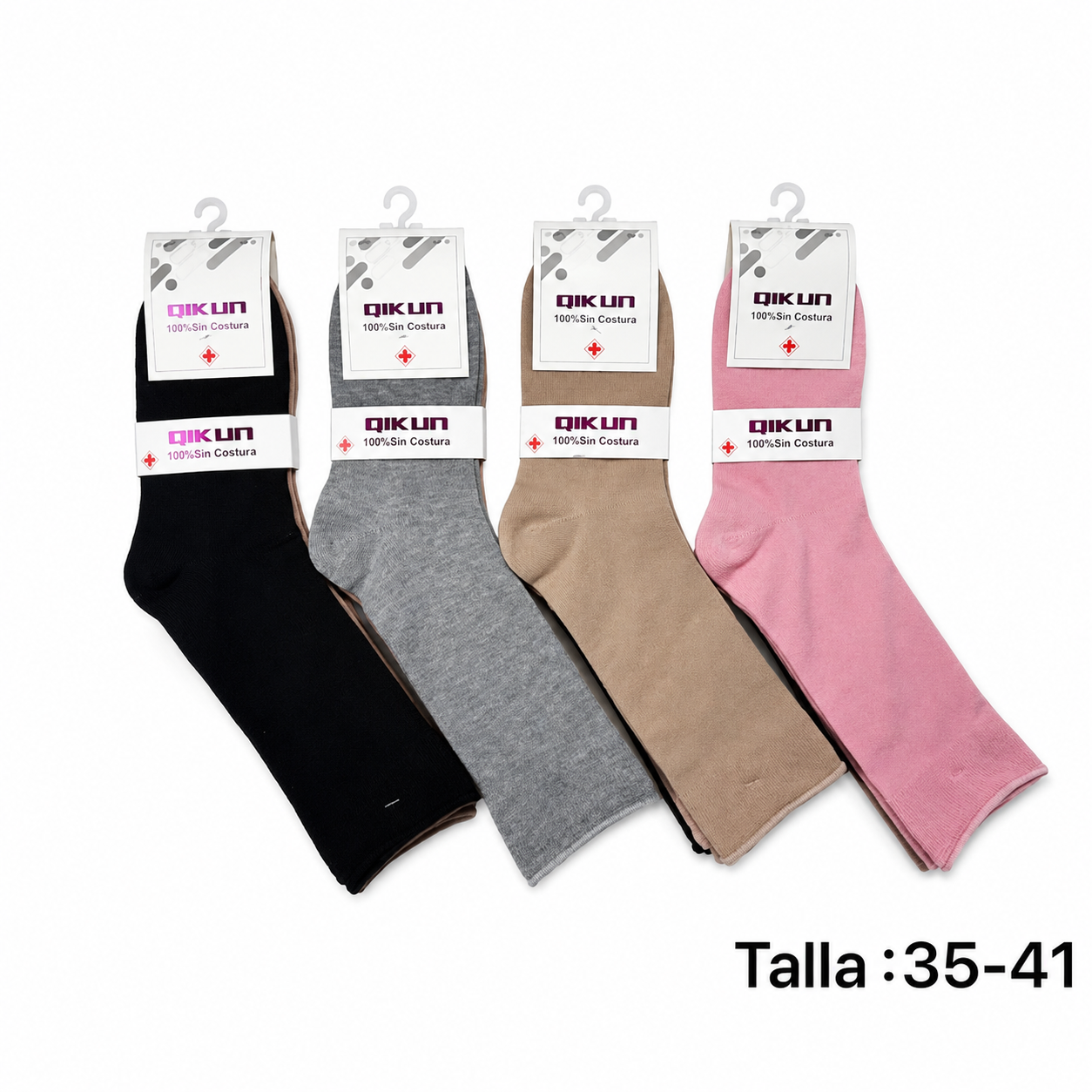 Pack x12 Calcetines Diabeticos Suaves Sin Presion Total