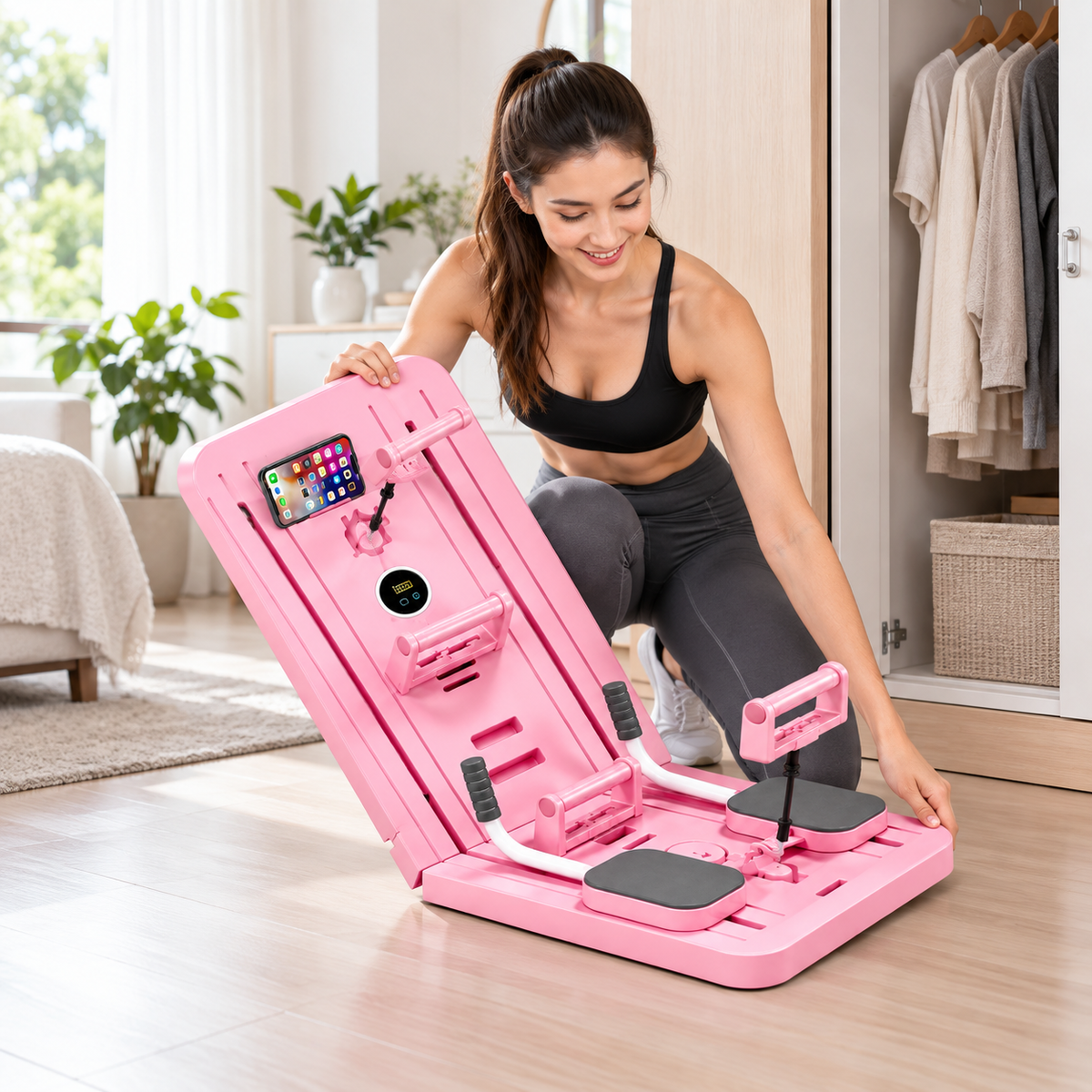 Tabla Fitness Plegable para Entrenar en Casa