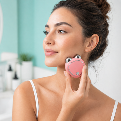 Masajeador Facial Skindion con Microcorriente y Doble Esfera