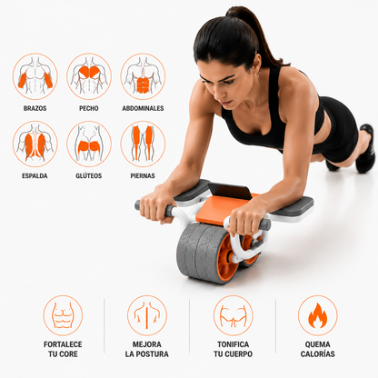 Rodillo Abdominal Profesional  Entrenamiento en Casa