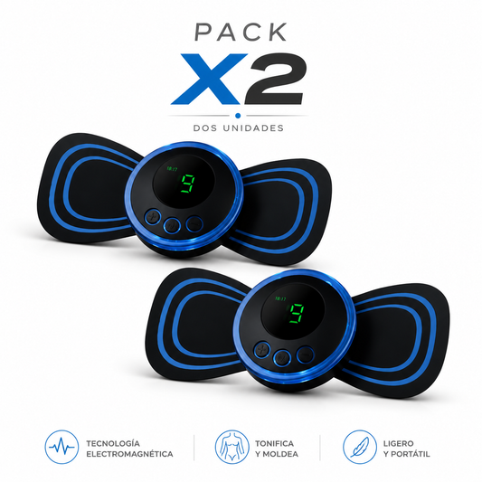 Pack x2 Mini Electroestimulador Muscular EMS