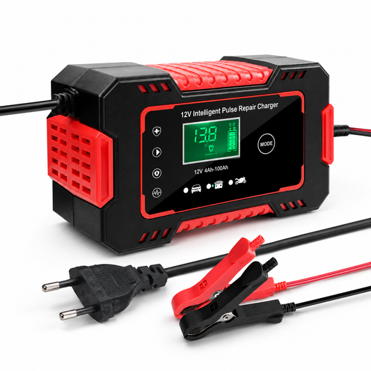 Cargador Inteligente de Baterías 12V – Carga, Mantención y Reparación