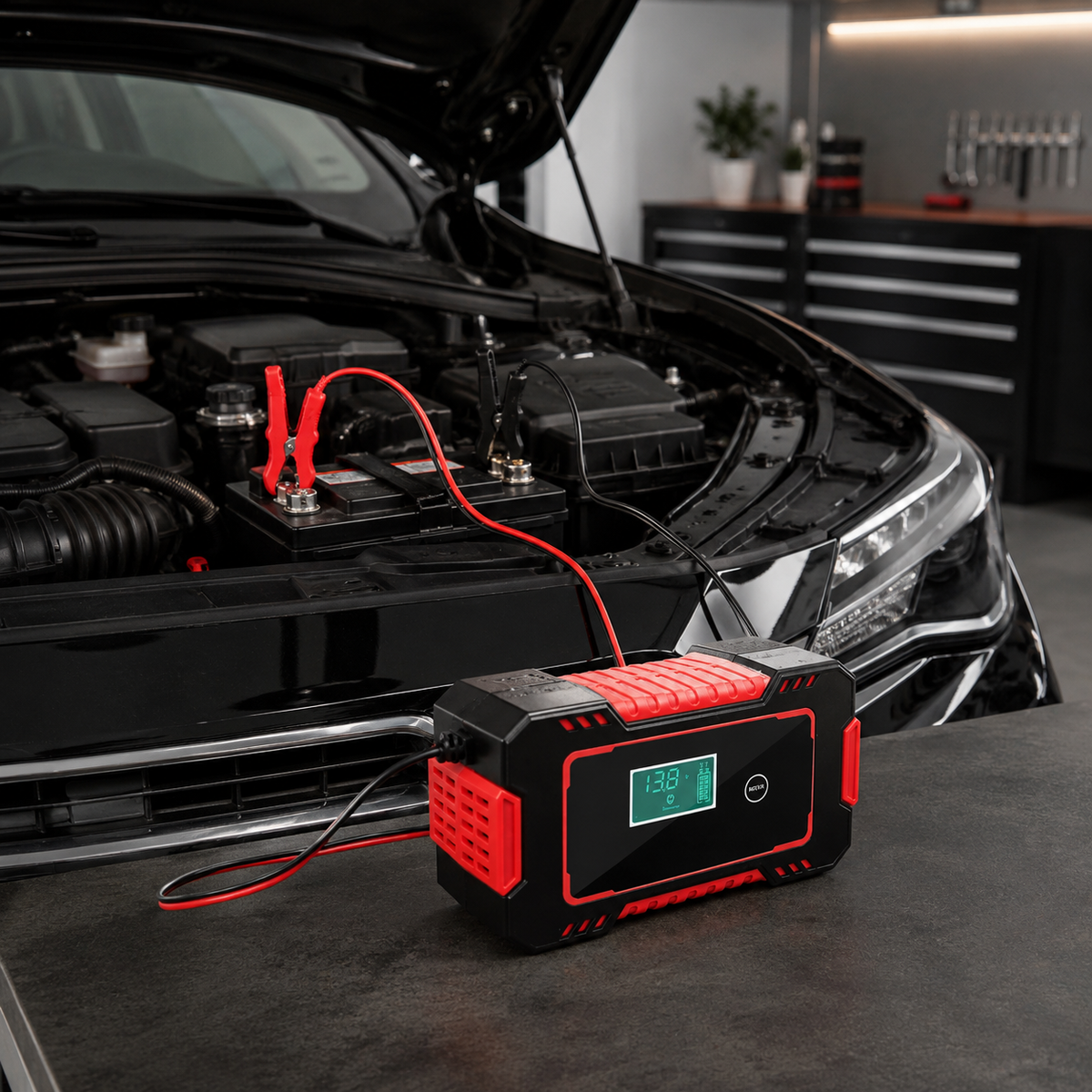 Cargador Inteligente de Baterías 12V – Carga, Mantención y Reparación
