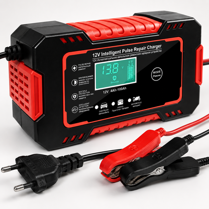 Cargador Inteligente de Baterías 12V – Carga, Mantención y Reparación