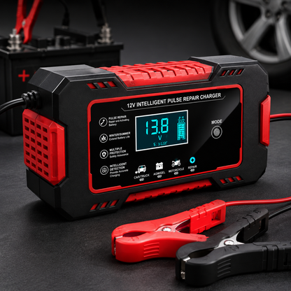 Cargador Inteligente de Baterías 12V – Carga, Mantención y Reparación