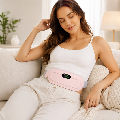 Cinturon Termico Abdominal Inalambrico 2 en 1 – Calor + Masaje