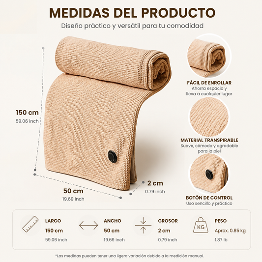 Poncho Térmico USB  con Calor Ajustable