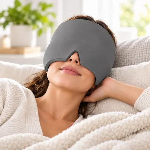 Pack Bienestar Térmico 2 en 1 – Cinturón Calor + Masaje y Gorro Frío/Calor 360°