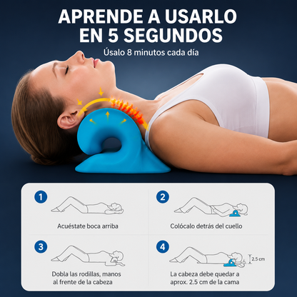 Almohada Cervical Relax – Soporte y Estiramiento Suave