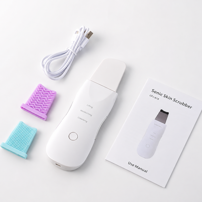 Paleta Ultrasónica Facial para Limpieza y Skincare