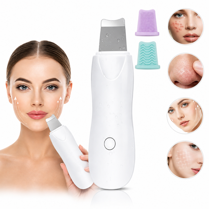 Paleta Ultrasónica Facial para Limpieza y Skincare
