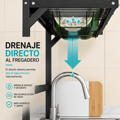 Escurridor Organizador Premium Lavaplatos Cocina Ordenada